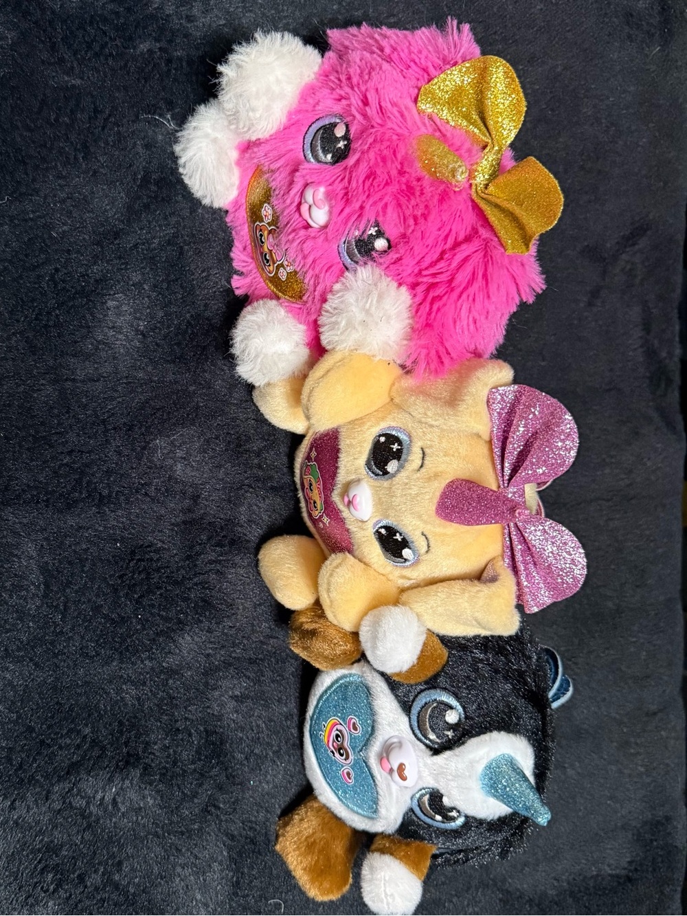 💞4/$35-ZURU Rainbocorns Mini Plush Lot Glitter Unicorn Fantasy Set of 3 Dogs